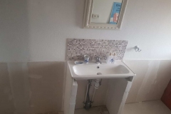 stukken lelijke muur weggewerkt