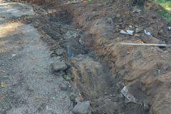 moeilijk graven met rotsgrond