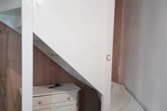 de trap schittert in de nieuwe verfjas