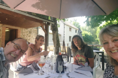 spontane lunch met Peter en Christina
